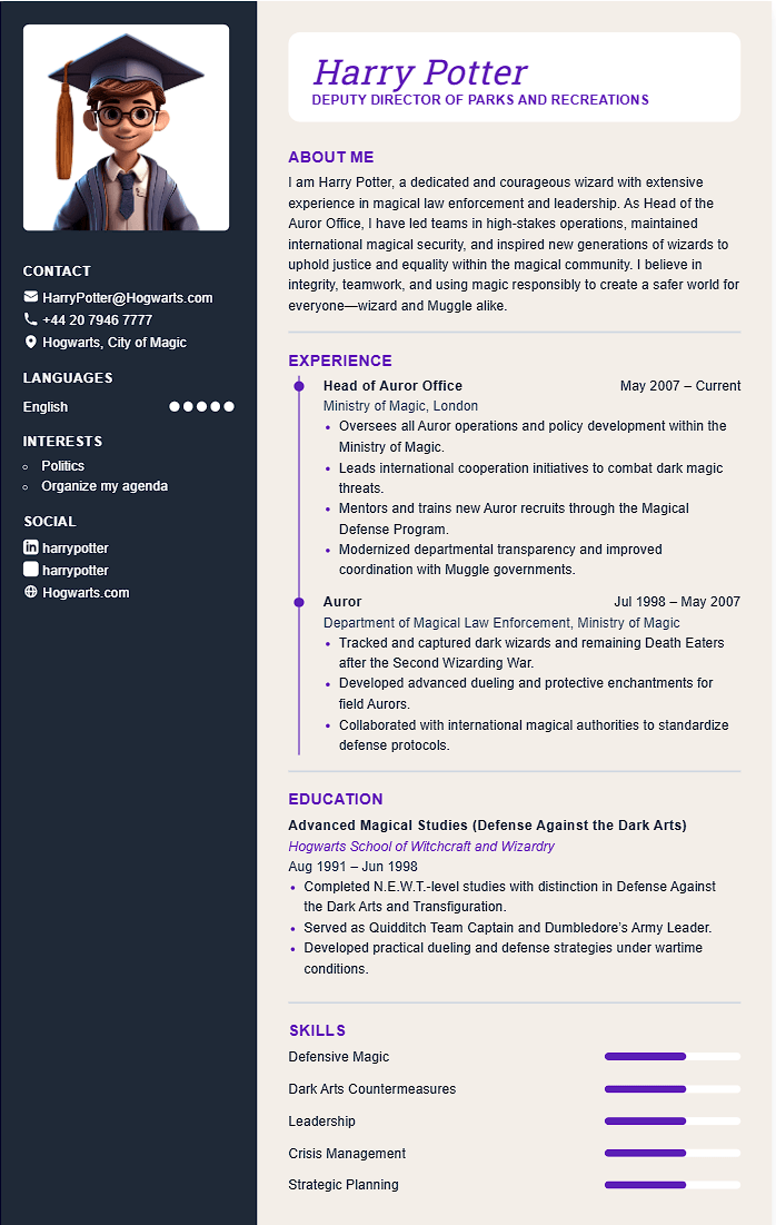 CV example